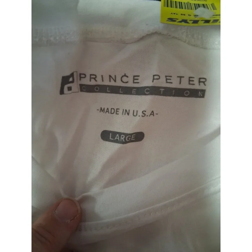 NWT Taylor For President T-Shirt Prince Peter Tee Casual White Girls Size Large